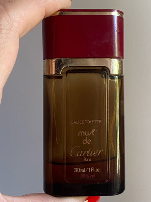 Cartier Must de Cartier Eau de Toilette 30ml vintage, like new
