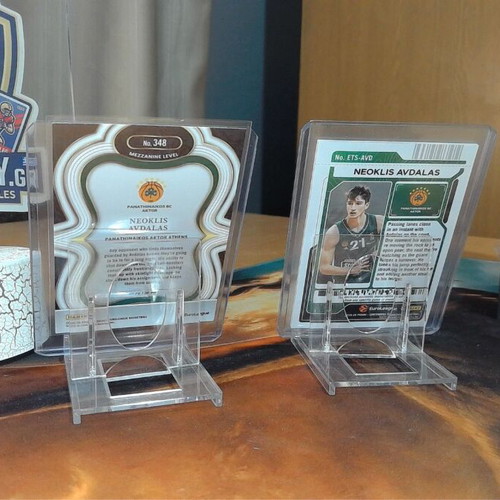 Neoklis Avdalas 2-Card Prospect Lot Panathinaikos BC Season 2021-22 like new