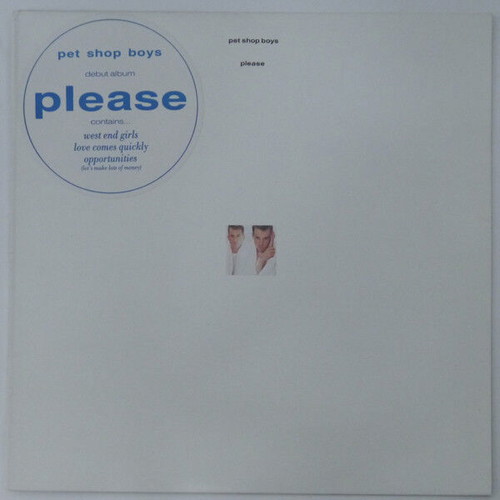 Pet Shop Boys Please vinyl record used, pop