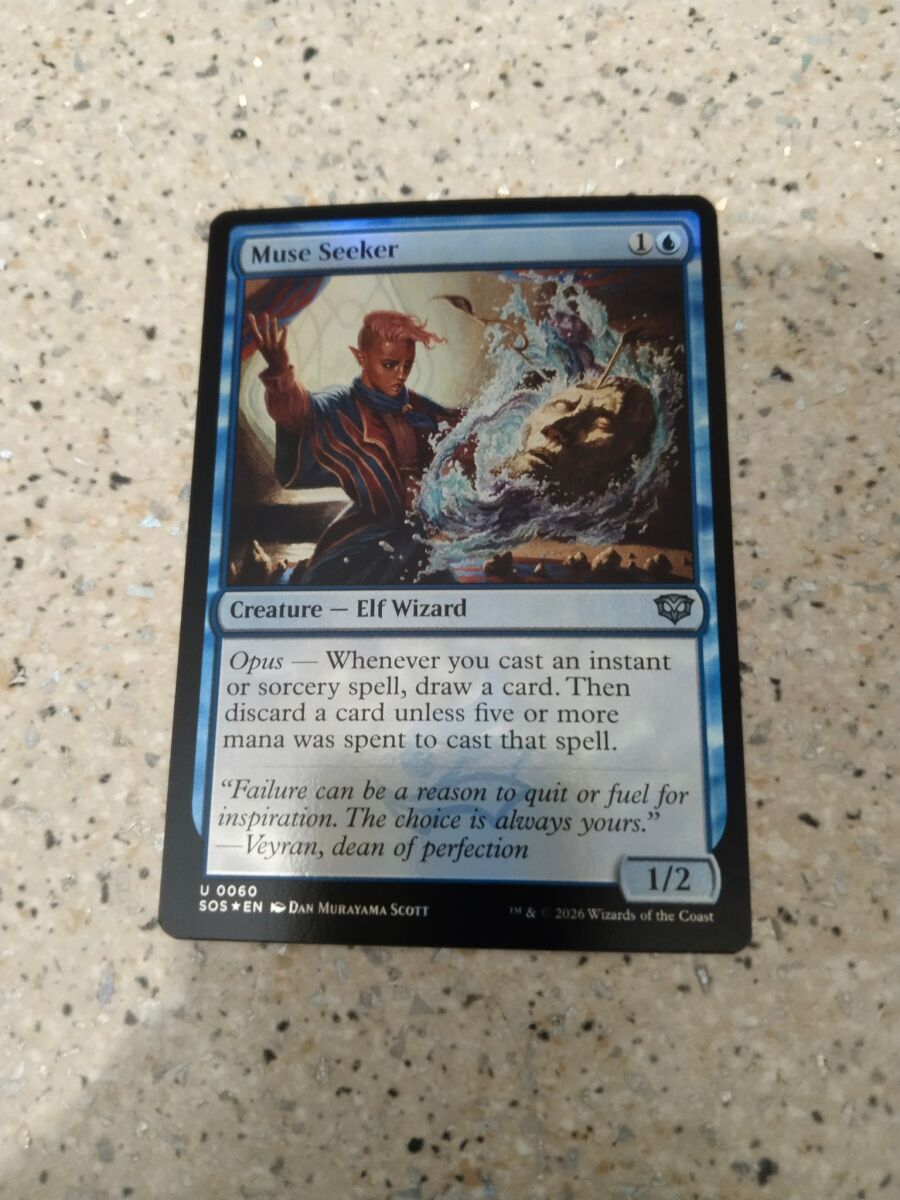 mtg 摘出　foil Magic the Gathering Muse Seeker foil new - € 0,55 - Vendora.cy