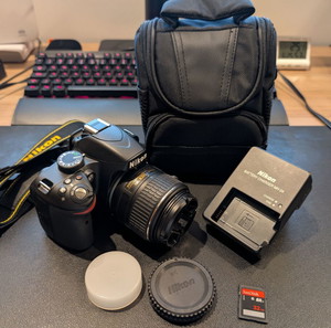 Nikon D3200 kit AF-S 18-55 dx ii VR Κατάσταση Καινούριου