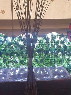 Wooden decorative branches like new, height 1.80 m, set of 3