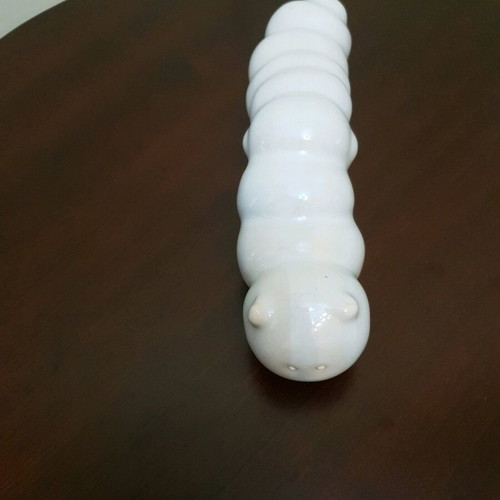 Ceramic caterpillar used
