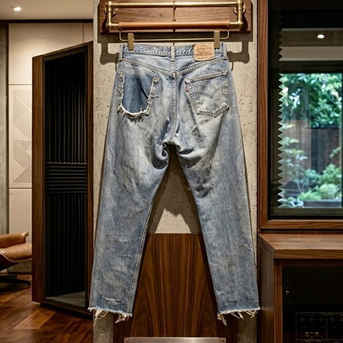 Levi's 501 Vintage Distressed Jeans Size W36 New