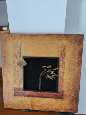 Biz Art Mixed Technique Painting Like New 60x60 cm