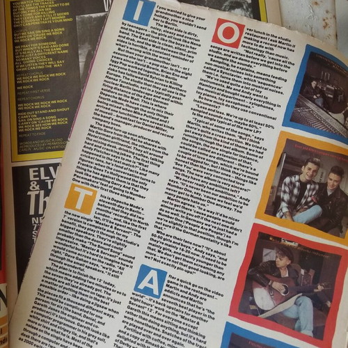 Smash Hits magazine used, 16-29 August 1984, English