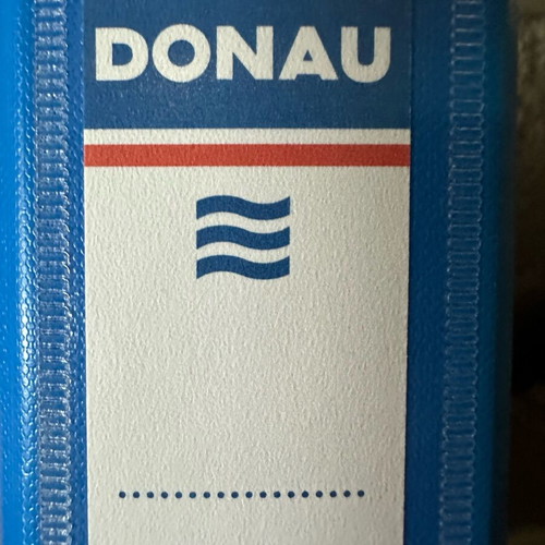 Donau A4 Filing Binders new, pack of 4 red and blue