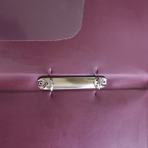 Dosie 2-ring leatherette handmade, pack of 3, new