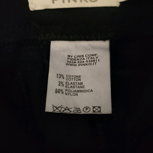 Pinko vintage Y2K black pants like new, made in Italy