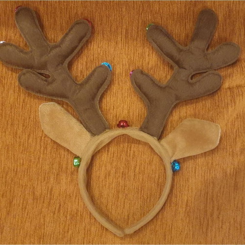 Jump rope 2 meters with Rudolph headband gift like new