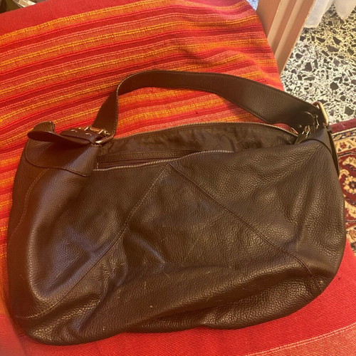 Furla vintage leather handbag new, brown