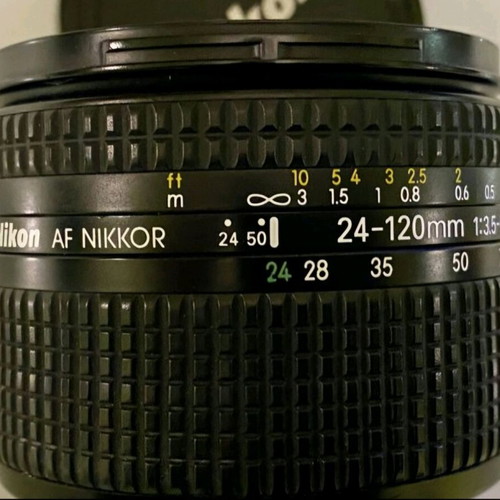 Nikon AF Nikkor 24–120mm f/3.5–5.6 D used lens for Full Frame