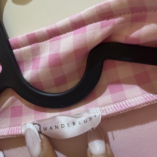Wanderlust set, white and pink