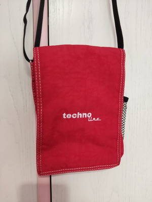 Techno Line crossbody bag red like new
