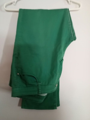 Women's pants, green, size XL