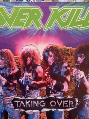 Overkill Taking Over 1987 vinyl record like new, metal