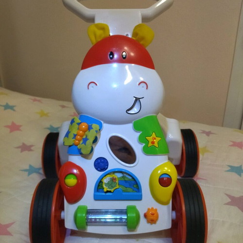 Hippopotamus Push Walker Educational Toy like new