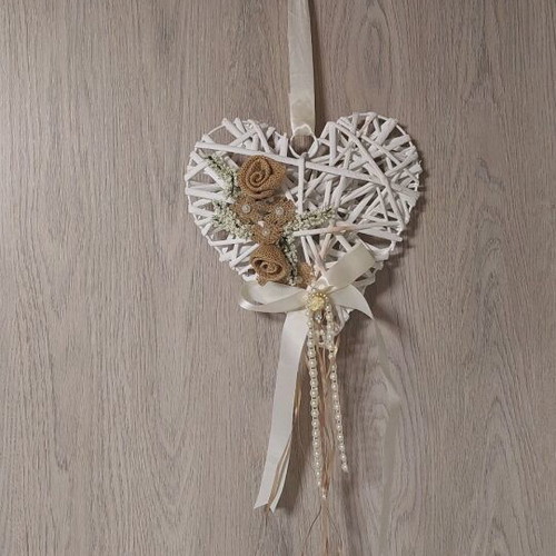 Decorative heart like new, hanging for wedding or home