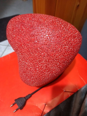Heart-shaped lamp like new