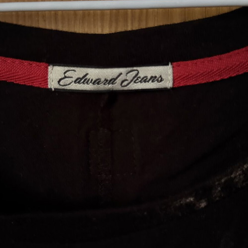 Edward Jeans women's black acid wash T-shirt size M like new