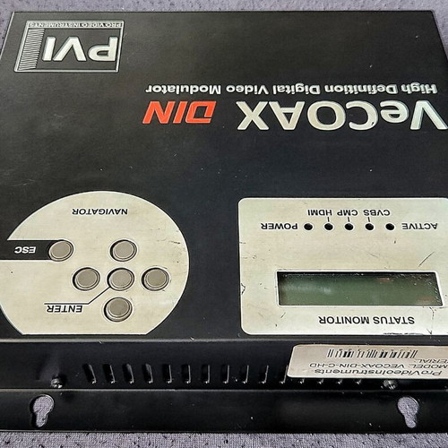 VeCOAX DIN HD digital video modulator used, made in USA
