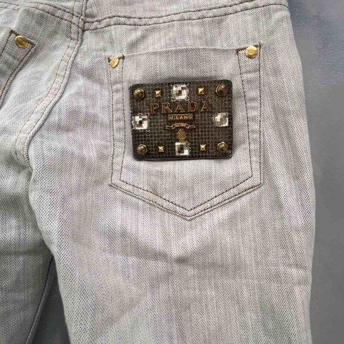 Prada jeans used, size 26, gray