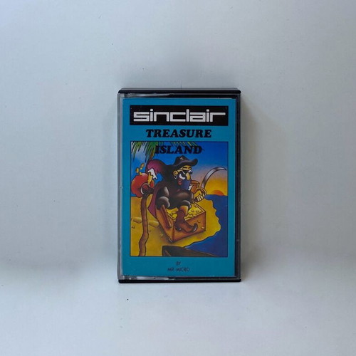 Treasure Island 1984 Spectrum ZX tape cassette used, complete with manual