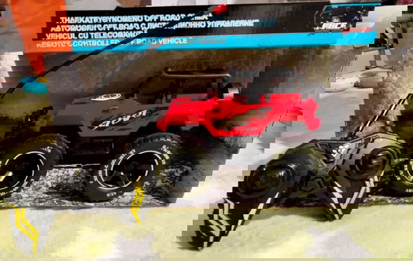 Τηλεκατευθυνόμενο Όχημα Off Road τζιπ  με φώτα, 1:18 / 27 MHz/4.50€