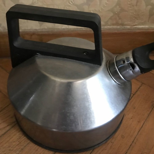 Teapot old used retro vintage antique, diameter 20 cm