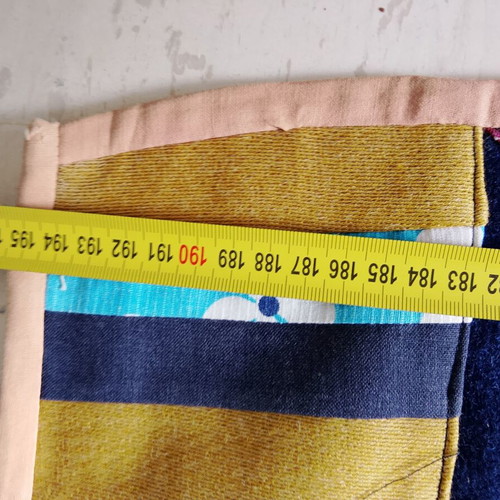 Μάλλινο χειροποίητο χαλί Patchwork Quilt σαν καινούργιο