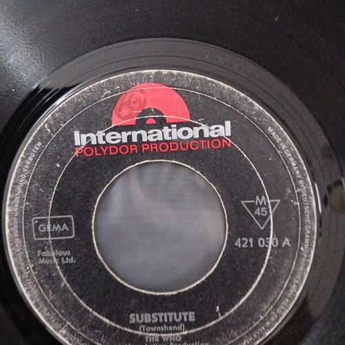 The Who 45 RPM record used, rock