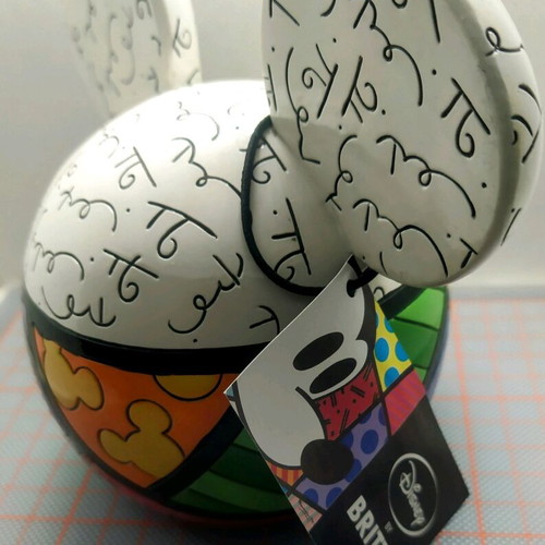 Disney/Britto Mickey Mouse head money bank by Enesco