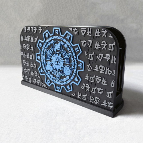 3D printed protective faceplate cover for Nintendo Switch 2 dock