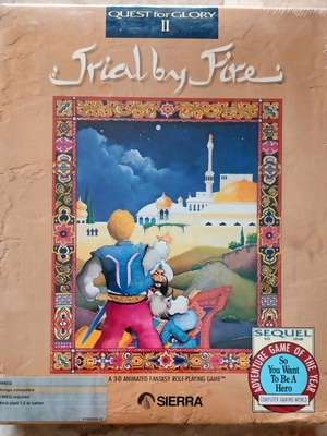 Commodore Amiga Quest for Glory II Trial by Fire sealed