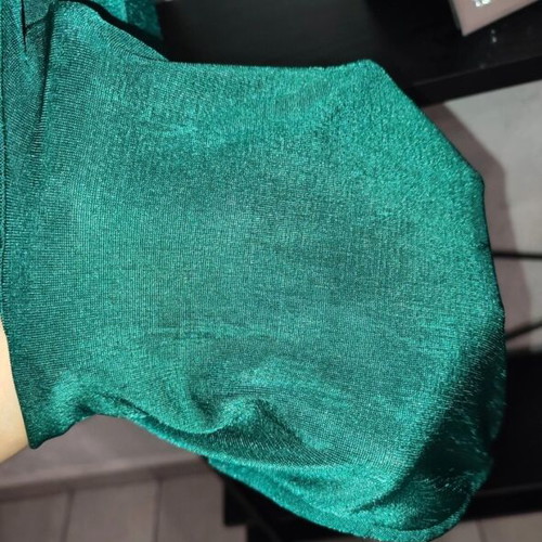 Pink Woman Emerald Green Bodysuit XS new with shimmer