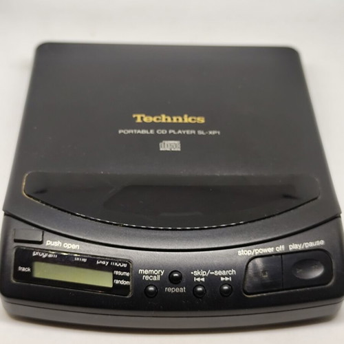 Technics SL-XP1 Vintage Portable CD Player Japan with Original Power Supply