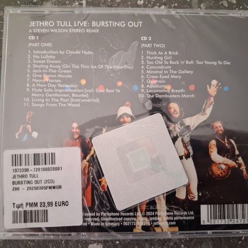 Jethro Tull Live: Bursting Out 2CD Steven Wilson Stereo Remix new, prog rock