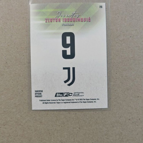 Zlatan Ibrahimovic Static Parallel Topps Juventus Team Set new