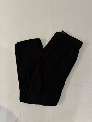 Men's cargo black pants like new, size W32/L32