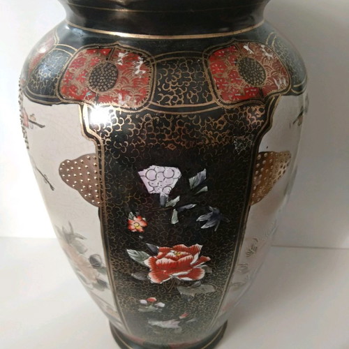 Chinese vase large used, height 32 cm