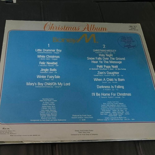 Boney M. Christmas Album LP like new, pop