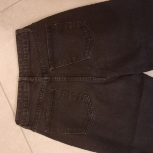 Black high-waist jeans used, size M 38 10 with elasticity