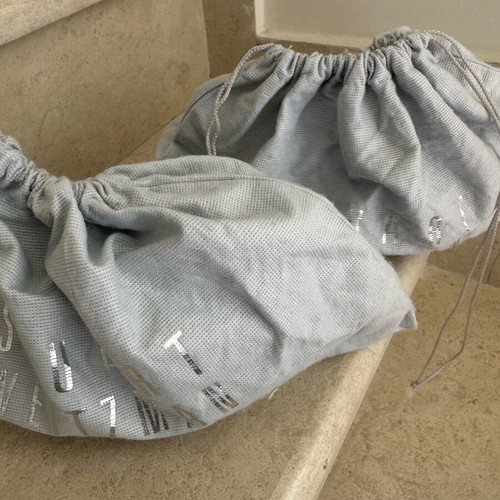 Stuart Weitzman εσπαντρίγιες μεταχειρισμένες, χρυσή δαντέλα, νούμερο 40