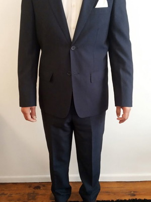 AE Linea Sartoriale Men's Italian Blue Suit New Size 48