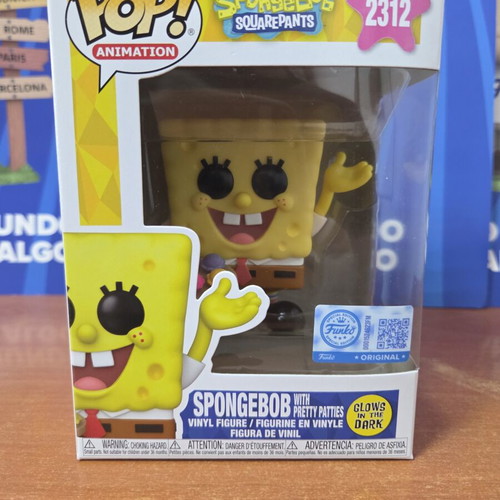 Funko Pop Animation SpongeBob SquarePants Glow in the Dark figure new