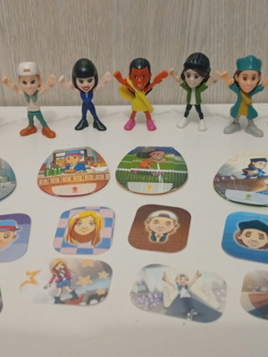 Φιγούρες Kinder Surprise Joy Famous Teen Idols μεταχειρισμένες σετ