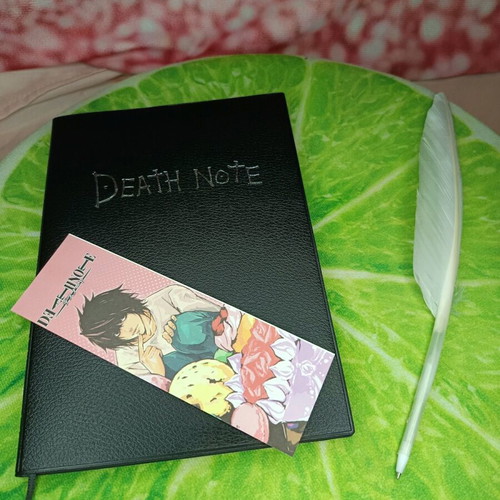 Death Note notebook new with bookmark and feather pen