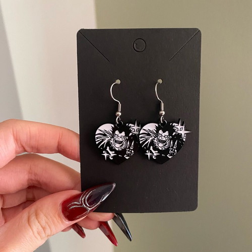 Ryuk earrings from Death Note anime, new with steel hooks