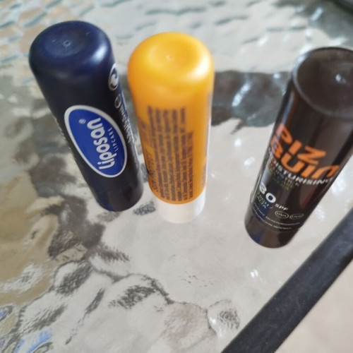 Liposan 2 and Piz Buin SPF 30 waterproof lip sunscreen new