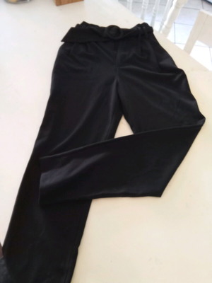 Zara high-waisted pants black like new